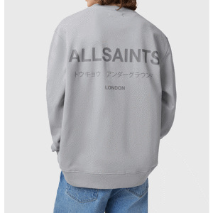 AllSaints Underground Relaxed Fit Crew Neck Sweatshirt